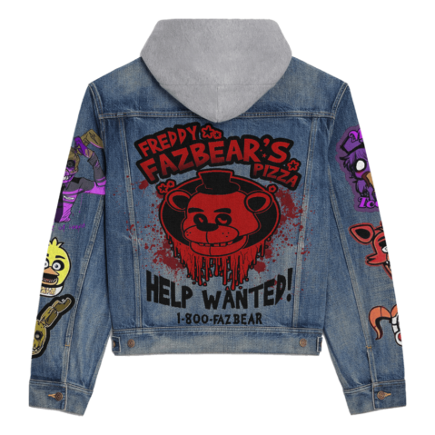 5NAF HOODED DENIM JACKET TD
