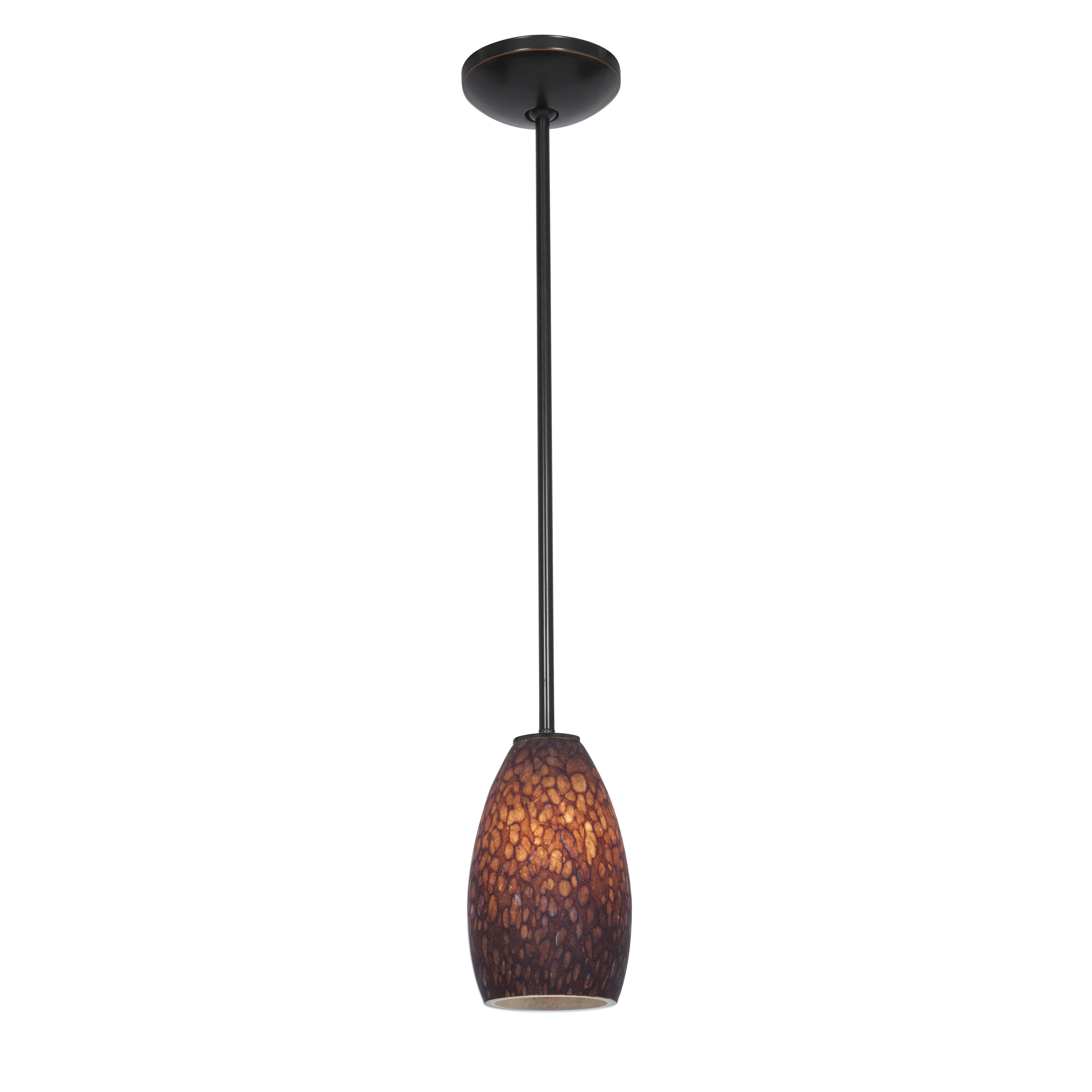 Access Lighting 28012-4R-ORB/BRST Champagne Pendant Light, Oil Rubbed Bronze