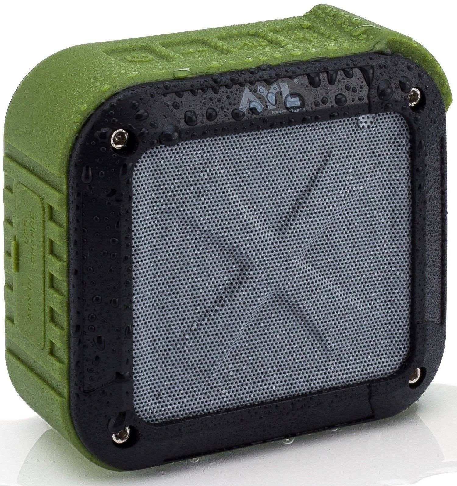 Portable Outdoor and Shower Bluetooth Speaker by AYL SoundFit, Waterproof, Wireless with 10