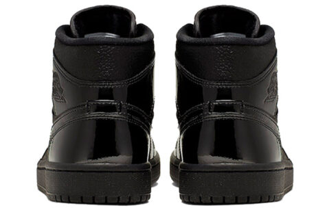 (WMNS) Air Jordan 1 Mid Patent 'Triple Black' BQ6472-003