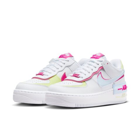 (WMNS) Nike Air Force 1 Shadow 'White Pink Yellow' FQ8885-100
