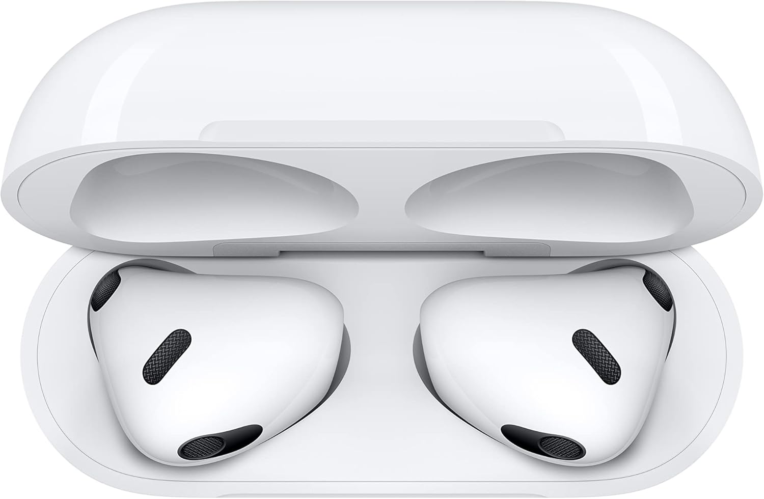 Apple AirPods (3rd Generation) Wireless Ear Buds  Bluetooth Headphones  Personalized Spatial Audio  Sweat and Water Resistant  Lightning Charging Case Included  Up to 30 Hours of Battery Life